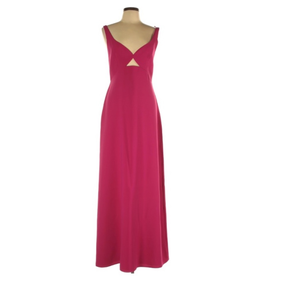 Jill Stuart Long Pink Cut out cocktail dress